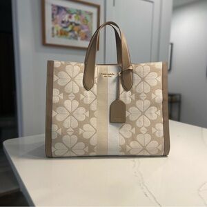 Kate Spade Oversized Manhattan Jacquard Tote